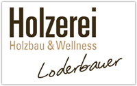 Logo von Holzerei - Holzbau und Wellness - Loderbauer